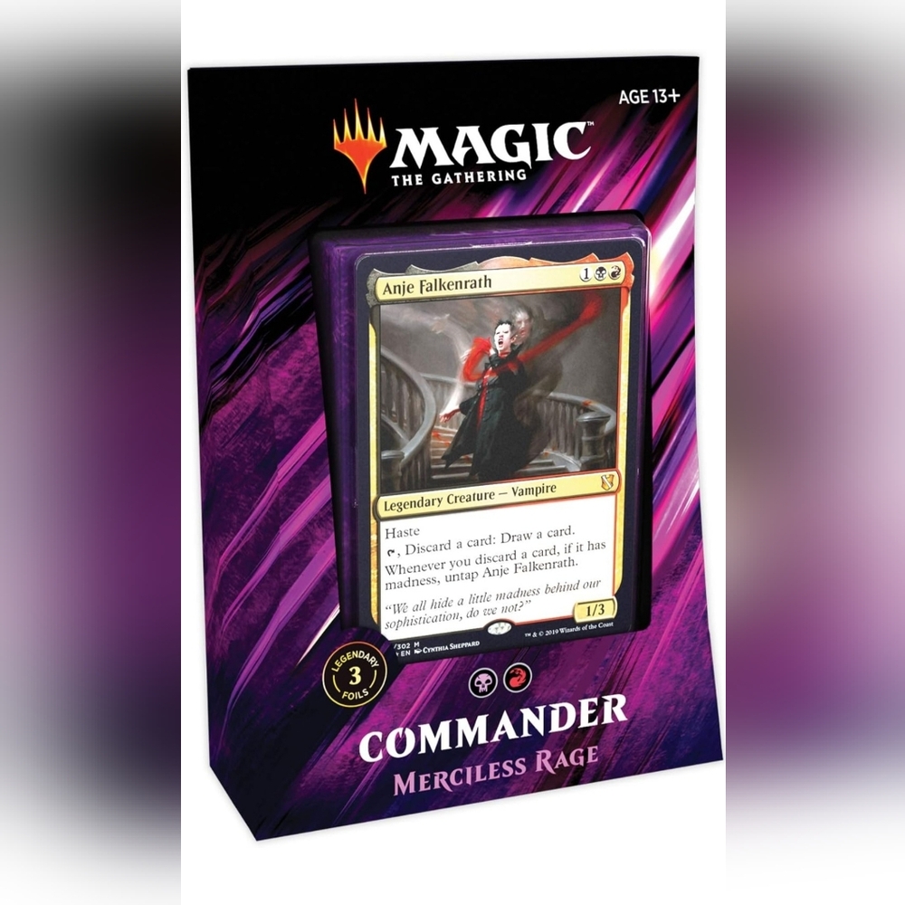 Magic:the Gathering Commander Deck-Merciless Rage. Ready To Play, Factory-Sealed